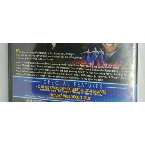 Dream Girls DVD Jennifer Hudson, Jamie Foxx, Beyonce Knowles, Eddie Murphy - Picture 5 of 5